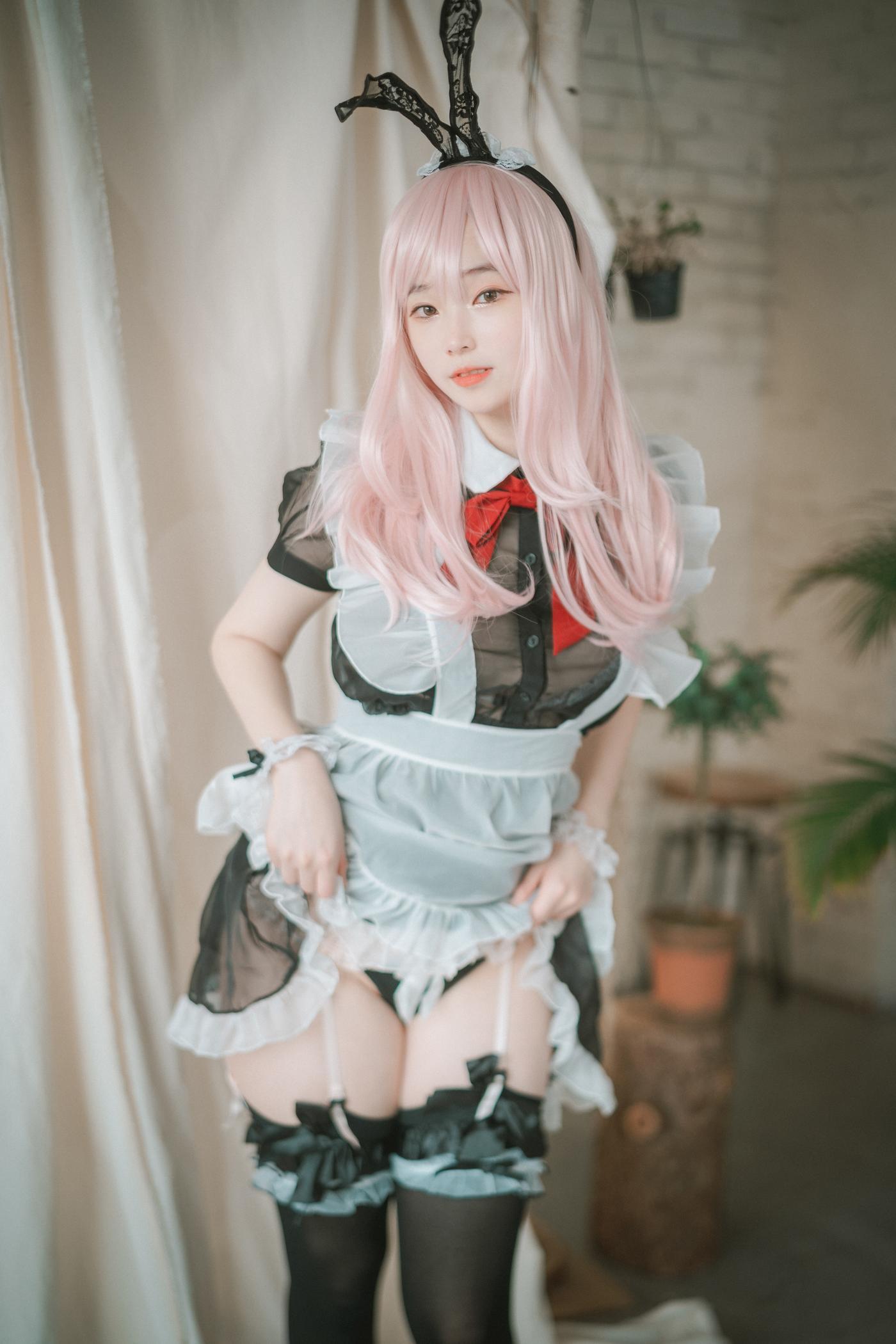 Bambi밤비 – NO.65 [DJAWA] Sheer Bunny Maid [51P]插图